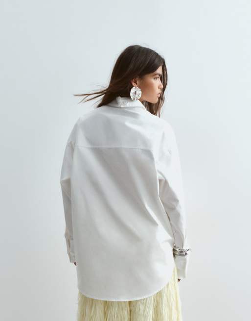 ARRANGE – Premium – Vit skjorta i oversize, 4 av 5