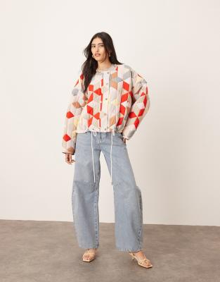 Shop Arrange Quilted Bomber Jacket