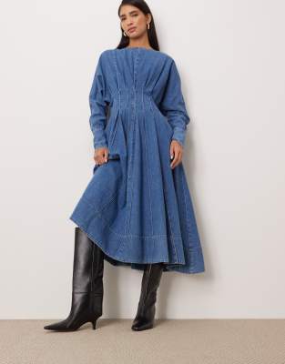 ARRANGE - Rowe - Hochwertige, kniehohe Lederstiefel in Schwarz mit Absatz