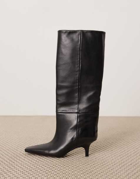 ARRANGE - Rowe - Stivali con tacco in pelle premium neri - view 1