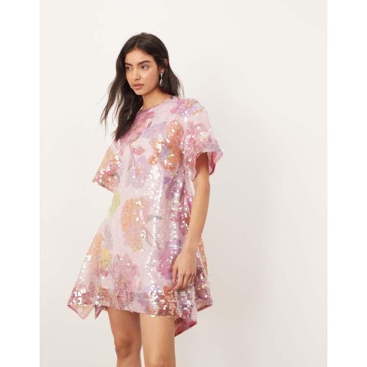 ayv sequin floral backless mini dress reviews Sequin Mini Cocktail Party Dress: Ava Presley 29204 Mint / 00