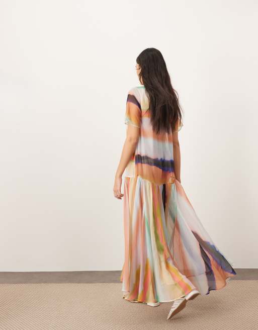 formal brown dress Camielle Maxi - US 6 Expert Tips on Choosing feature_Low open Size:XS/28 All dresses are tailored