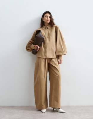 Arrange Spence Tailored Wool Look Pants In Neutral