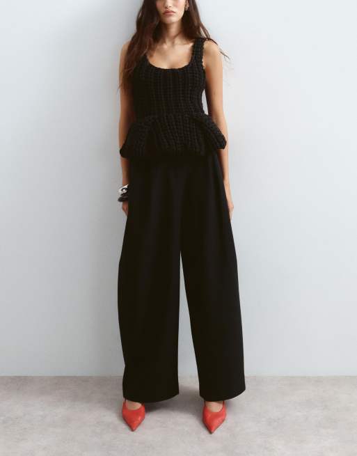 ARRANGE Spence tailored wool pants in black, 4 of 5