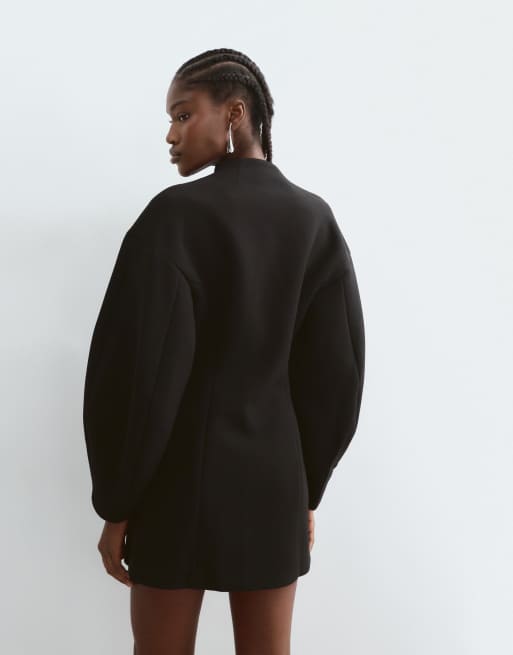 ARRANGE strukturerad blazer-miniklänning i svart, 3 av 5