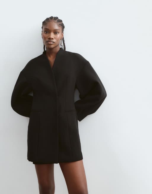 ARRANGE strukturerad blazer-miniklänning i svart, 5 av 5
