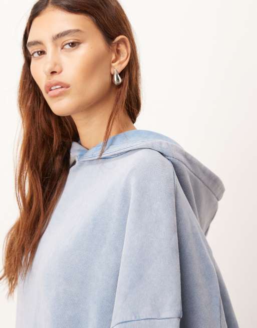 ARRANGE - Sweat à capuche - Bleu doux, 3 de 4