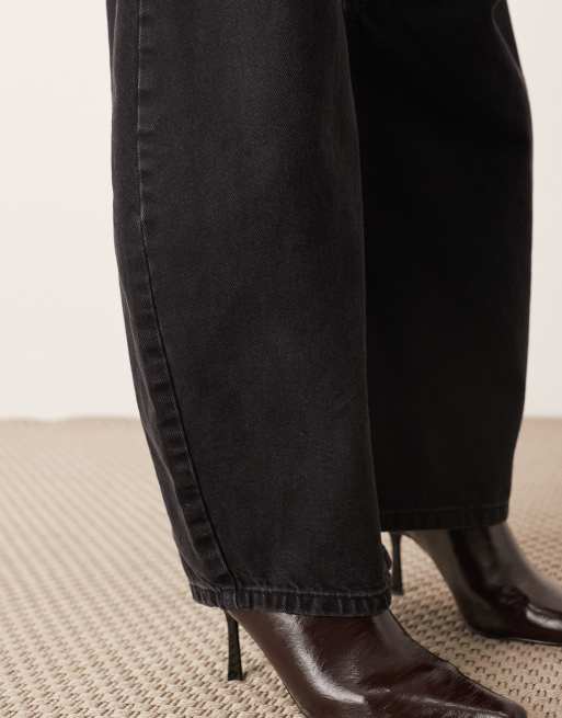 ARRANGE Sydney denim barrel leg jean in washed black