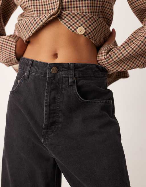 ARRANGE Sydney denim barrel leg jean in washed black