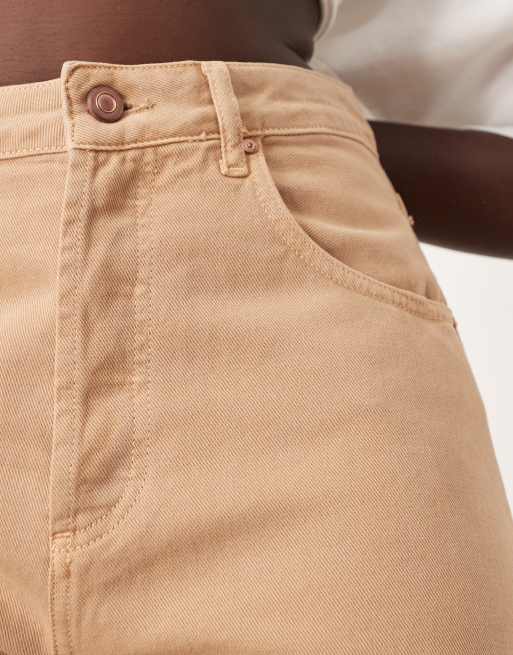 ARRANGE Sydney denim barrel leg jeans in clay