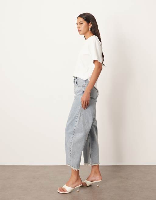 ARRANGE – Sydney – Jasnoniebieskie jeansy z krótszymi baryłkowymi nogawkami, 3 z 5