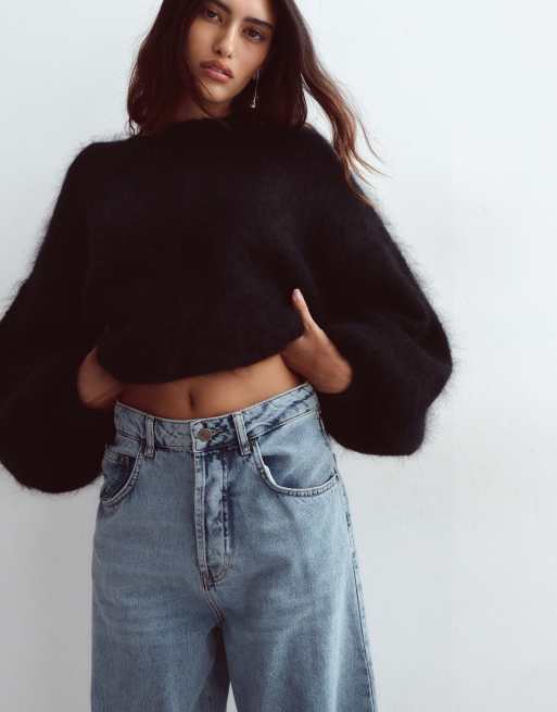 ARRANGE – Sydney – Ljusblå, tvättade jeans i 90-talsstil med barrelben, 2 av 5