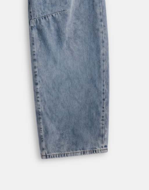 ARRANGE – Sydney – Ljusblå, tvättade jeans i 90-talsstil med barrelben, 8 av 9