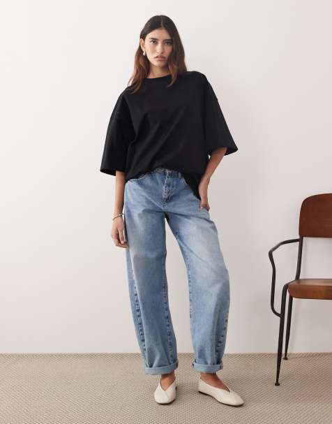 ARRANGE - T-shirt pesante premium oversize nera - view 1