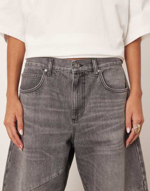 ARRANGE – Tova – Gråtvättade jeans med snurrad design, 4 av 5
