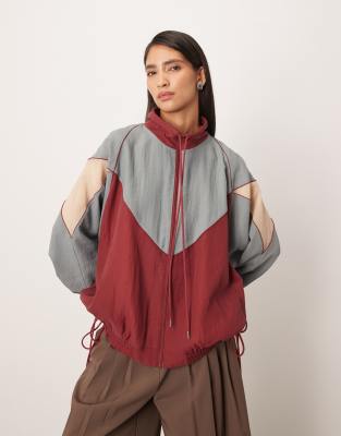 ARRANGE - Veste de survêtement color block-Multicolore