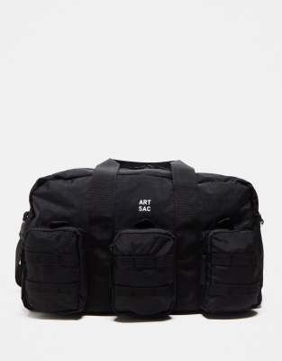 ARTSAC harring triple pocket holdall in black