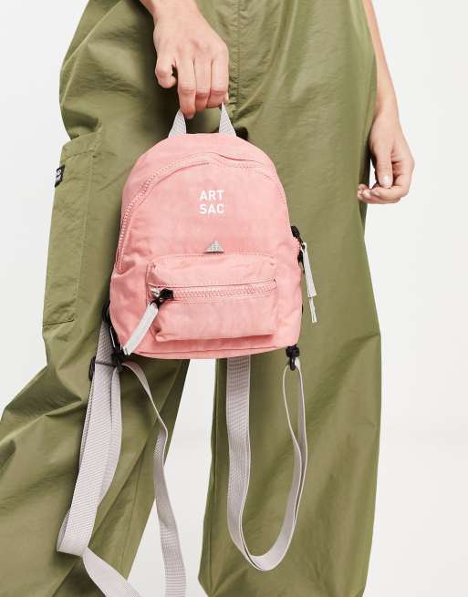 Artsac Jakson Petit sac dos une poche Rose ASOS