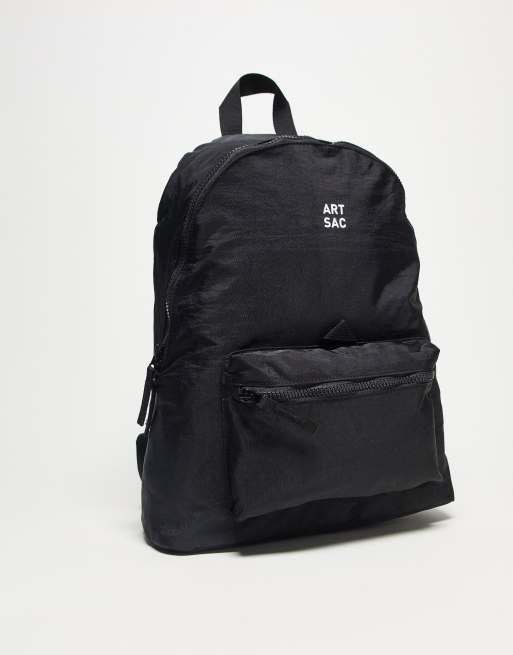 ARTSAC Jakson single pocket large backpack in black | ASOS