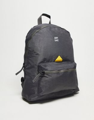 ARTSAC jakson single pocket large backpack in grey - ASOS Price Checker