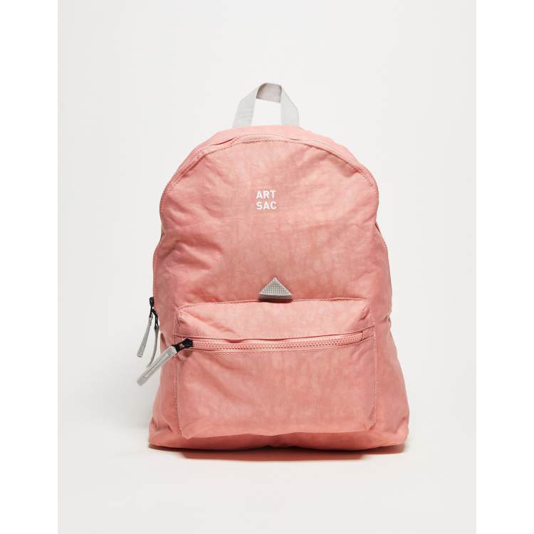 Pink discount canvas backpack