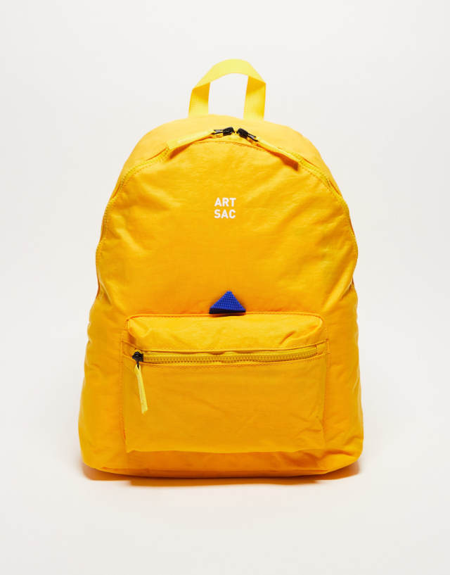 Artsac - jakson single pocket large backpack in yellow