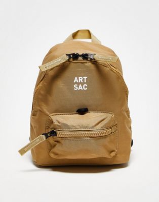 ARTSAC jakson single pocket mini backpack in stone