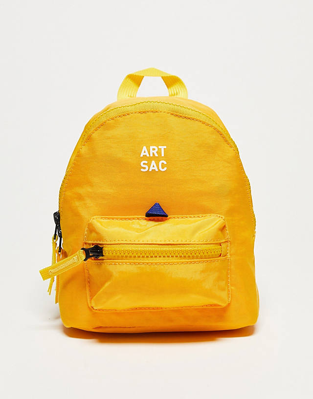 Artsac - jakson single pocket mini backpack in yellow