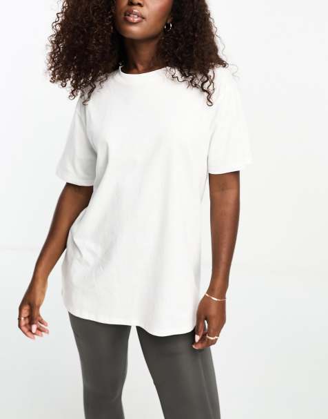 AS0S4505  Icon oversized t-shirt with quick dry in white  - view 1