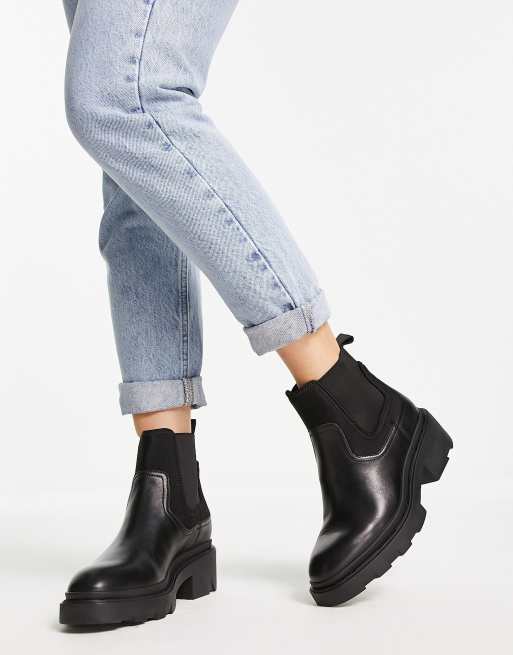 Ash chelsea boot in black