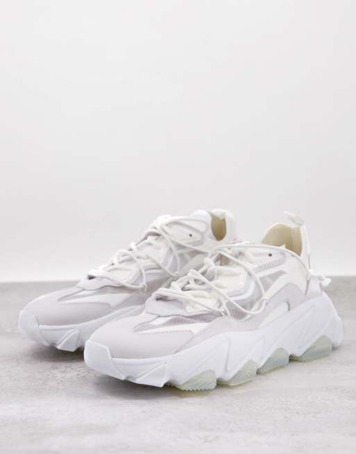 Ash Extra chunky panelled trainers in white