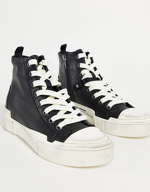 Ash Ghibly high top trainers in black