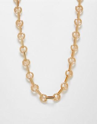 Ashiana chunky gold chain necklace