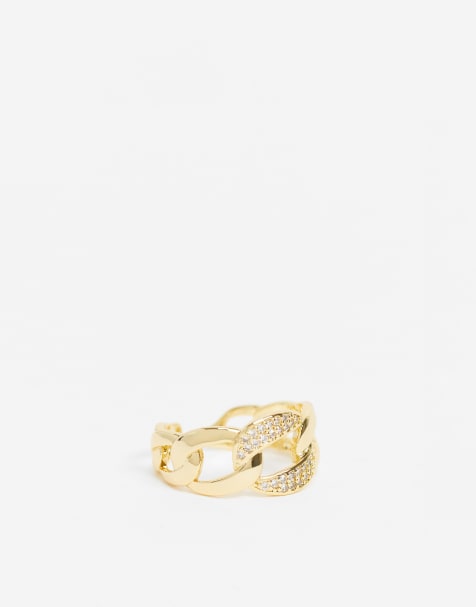 Ashiana Nia Gold Ring Pendant Necklace
