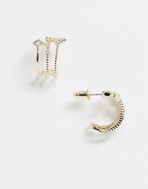 Ashiana earrings in gold
