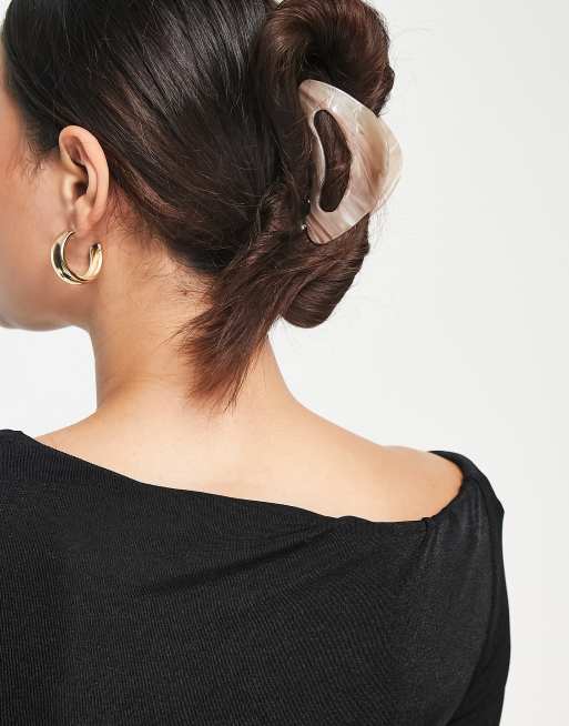 Ashiana - Pince à cheveux en résine de qualité supérieure - Multicolore