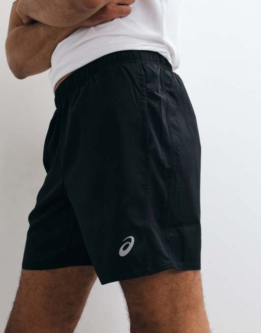 Asics 7inch running shorts in black, 4 of 5