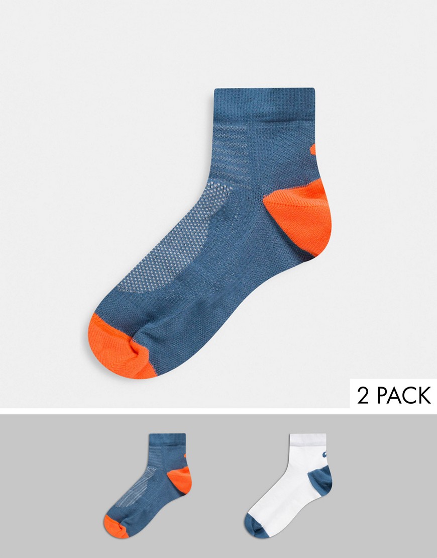 Asics - Confezione da 2 calzini corti ultraleggeri multi-Multicolore
