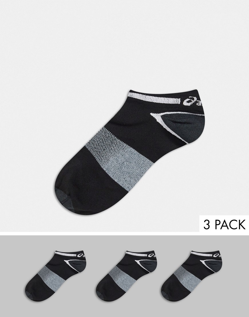 Asics - Confezione da 3 paia di calzini neri-Nero