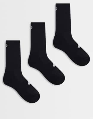 Asics - Crew-Socken in Performance-Schwarz, 3er-Pack