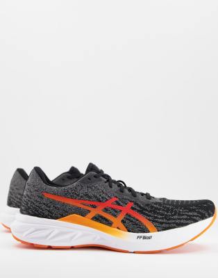 asics noir et orange