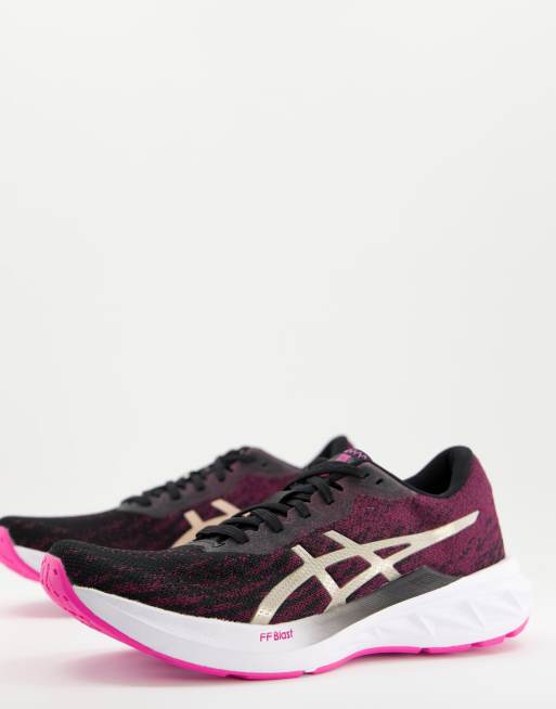 Asics - Dynablast 2 - Hardloopsneakers in zwart en roze 