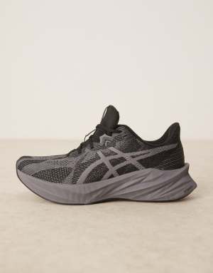 Asics Dynablast 5 running trainers in carbon grey and black