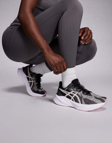 Asics - Dynablast 5 - Sorte/hvide løbesko - view 1