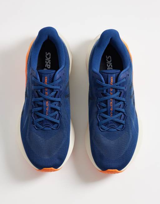 Asics Dynablast 6 buty do biegania w ciemnoniebieskim i wiśniowym kolorze, 3 z 5