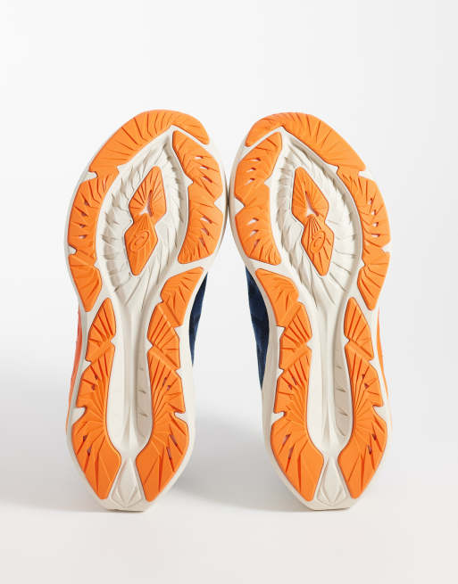 Asics Dynablast 6 buty do biegania w ciemnoniebieskim i wiśniowym kolorze, 5 z 5