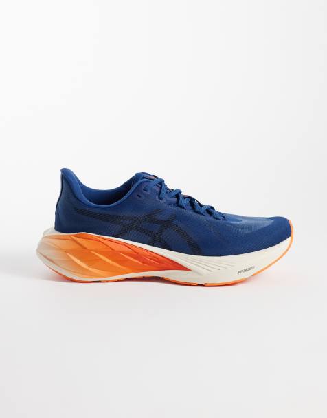 Asics Dynablast 6 running trainers in dark blue and cherry - view 1
