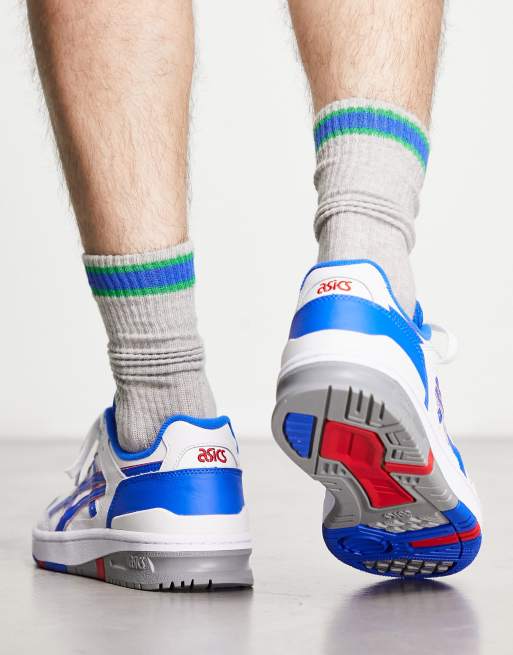 Asics EX89 sneakers in white and blue, 2 of 4