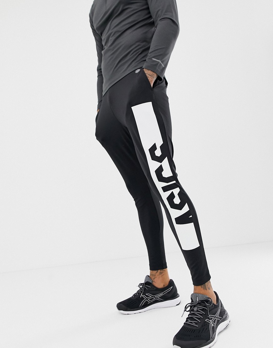 Asics fitted knit pant in black