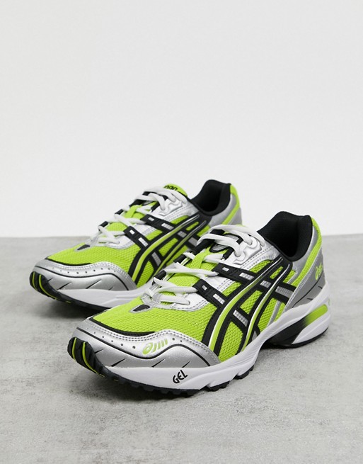 Asics gel 1090 trainers in green